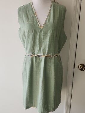 Mirth Cotton Mini Dress Sleeveless Sheath Size Large NWT NEW